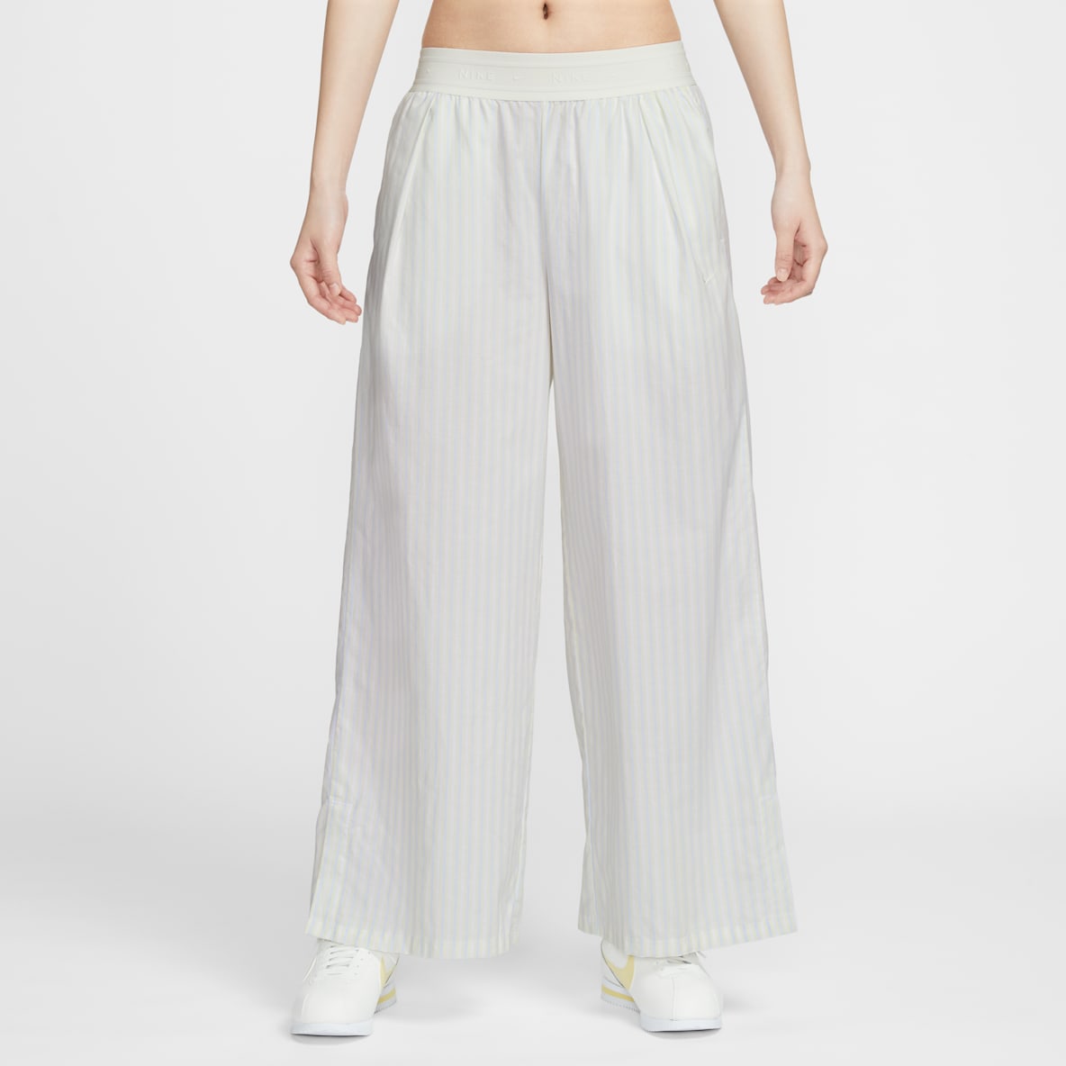 Nike Sportswear Chill Poplin Women's Loose Mid-Rise Woven Striped Trousers