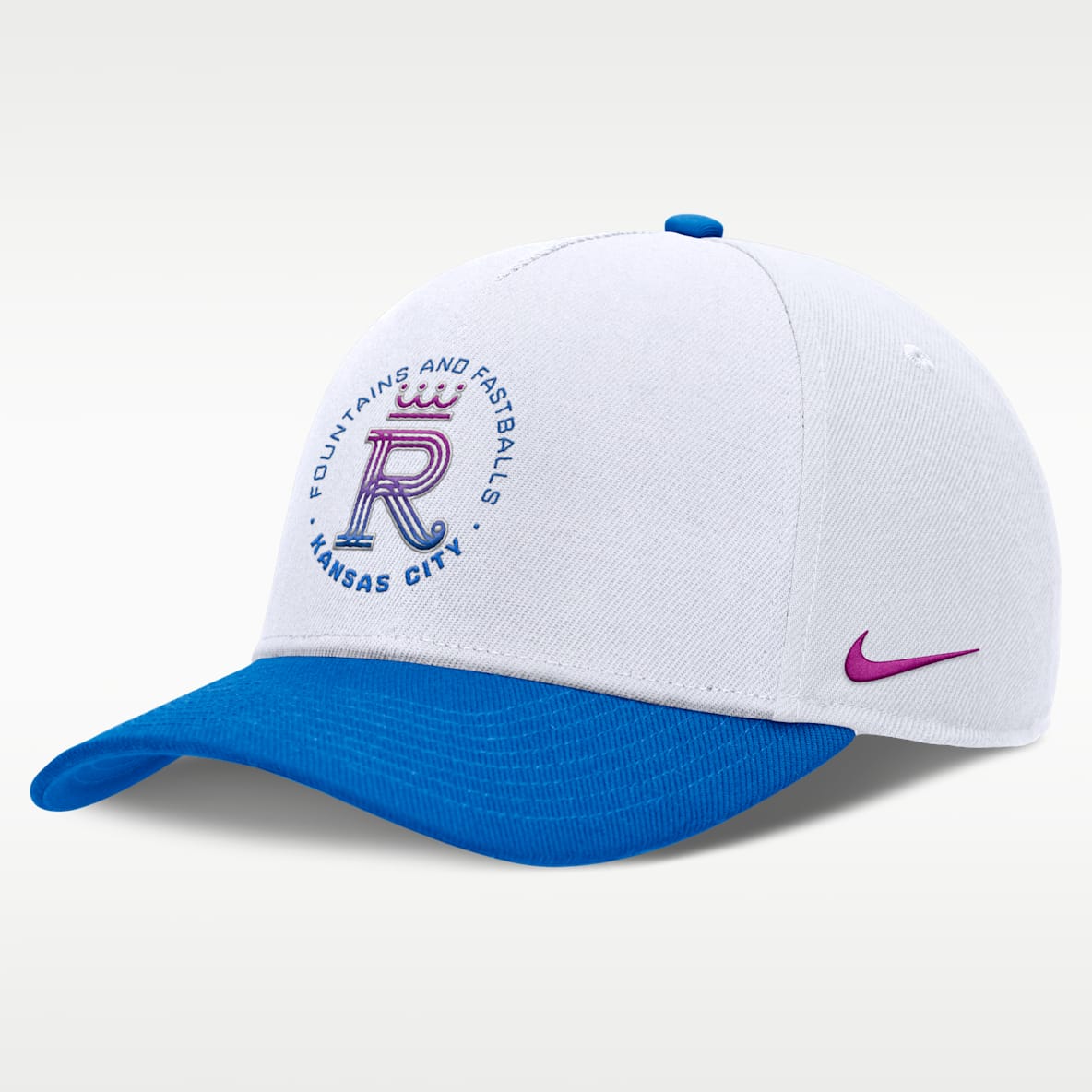 Kansas City Royals City Connect Rise Gorra Nike Dri-FIT de la MLB ajustable y con estructura A-Frame para hombre