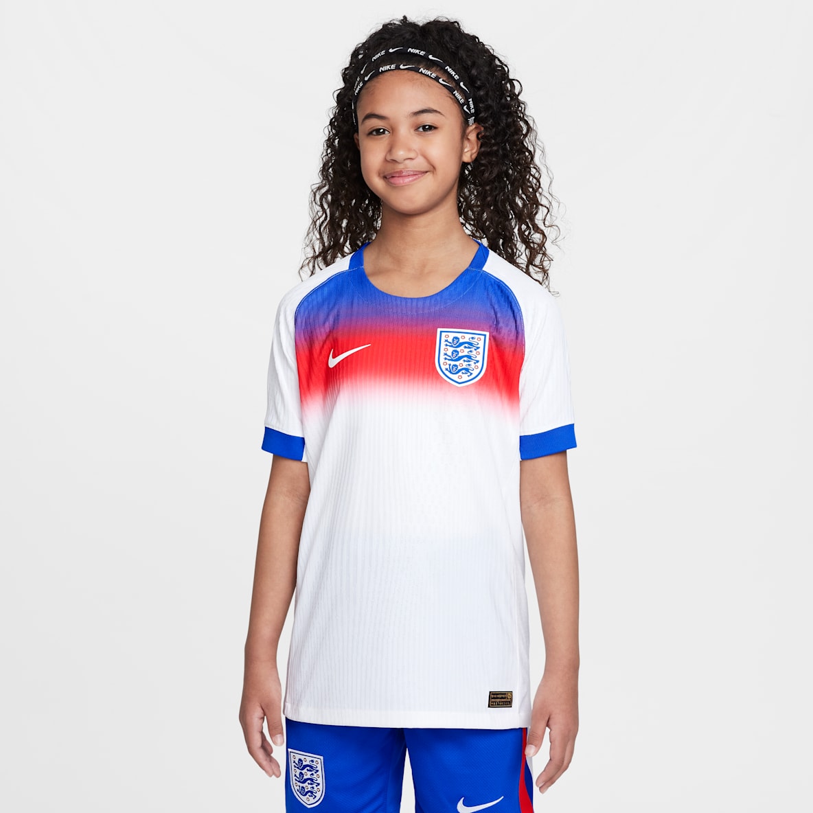 England 2025 Match Home (Women's Team) Big Kids' Nike Dri-FIT ADV Soccer Authentic Jersey
