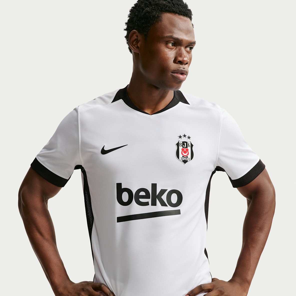 Beşiktaş J.K. 2026/27 – Home Maglia da calcio replica Nike Dri-FIT – Uomo