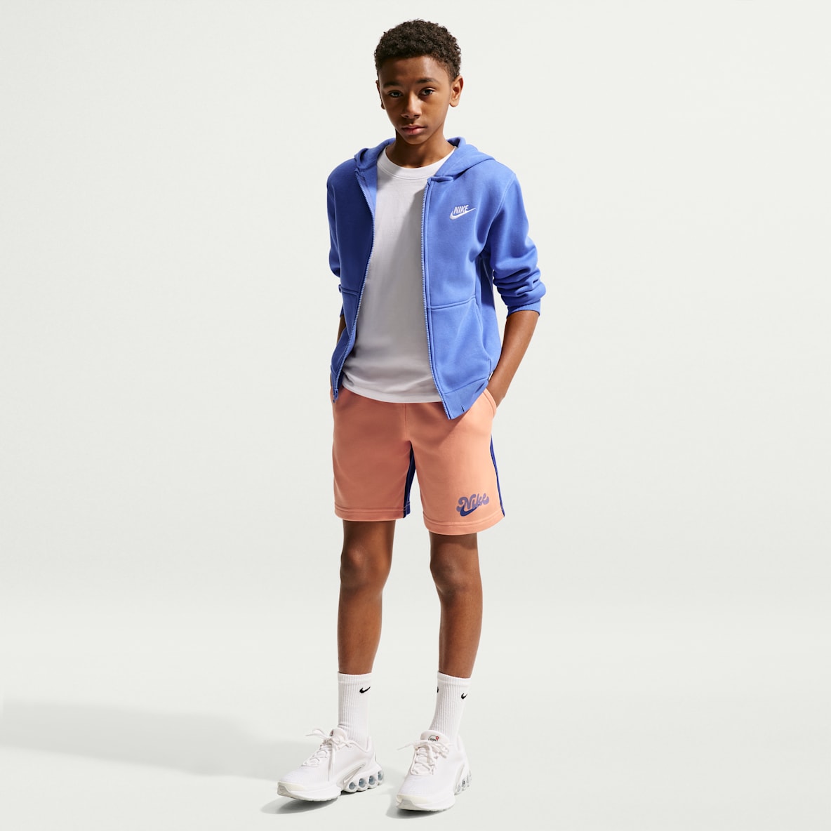 Nike Sportswear Club Big Kids' French Terry Shorts