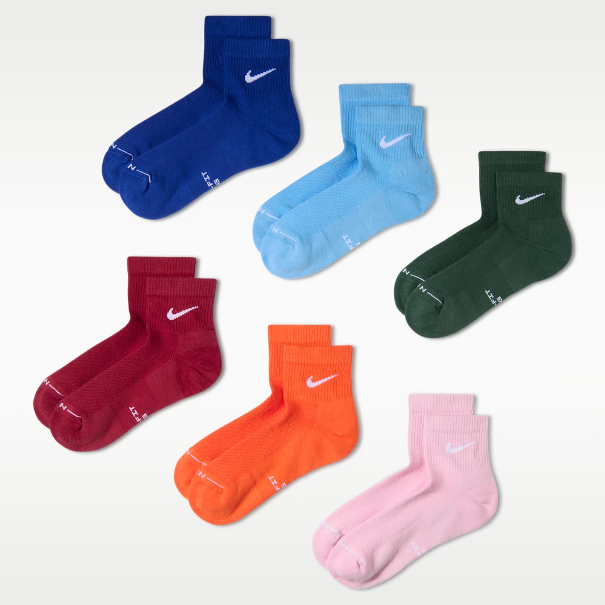 Nike Everyday Elevated Calcetines al tobillo (6 pares)
