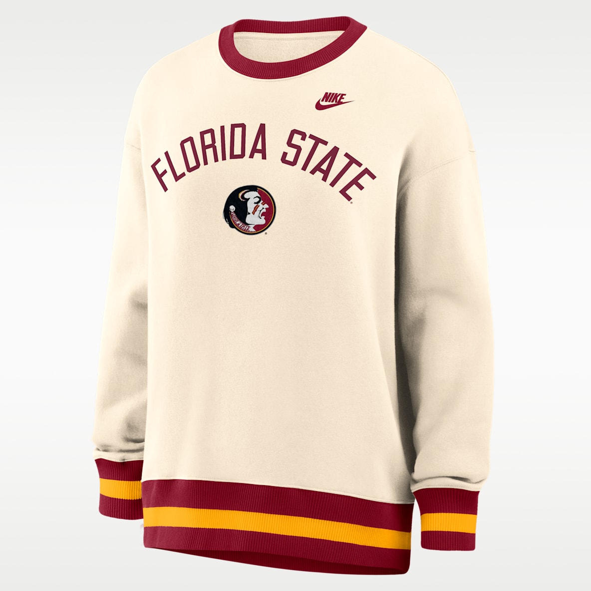 Florida State Legacy Women's Nike College Oversized Pullover Crew