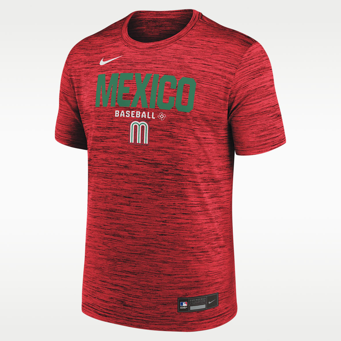 Mexico National Baseball Team 2026 World Baseball Classic Velocity Men's Nike Dri-FIT T-Shirt