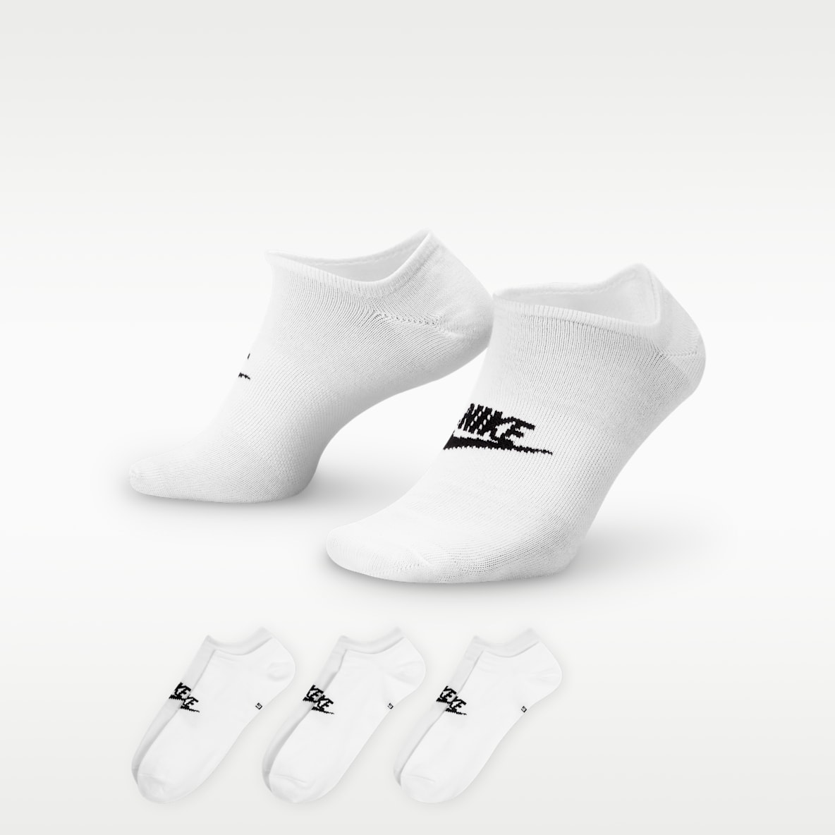 Nike Sportswear Everyday Essential ถุงเท้าซ่อน (3 คู่)