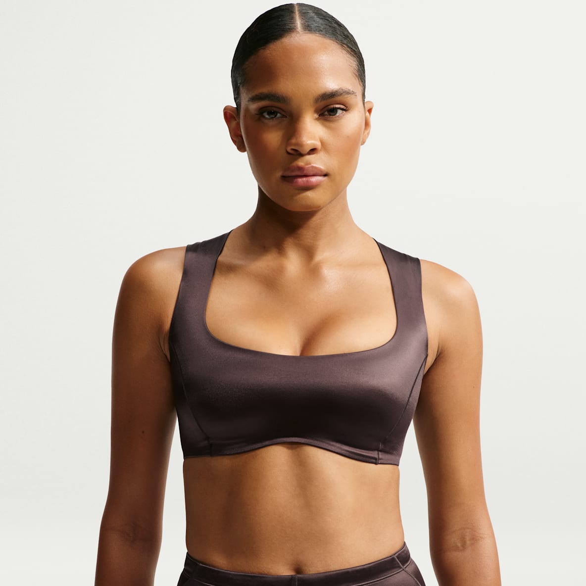 NikeSKIMS Satin Shine Women's Open-Scoop Bra