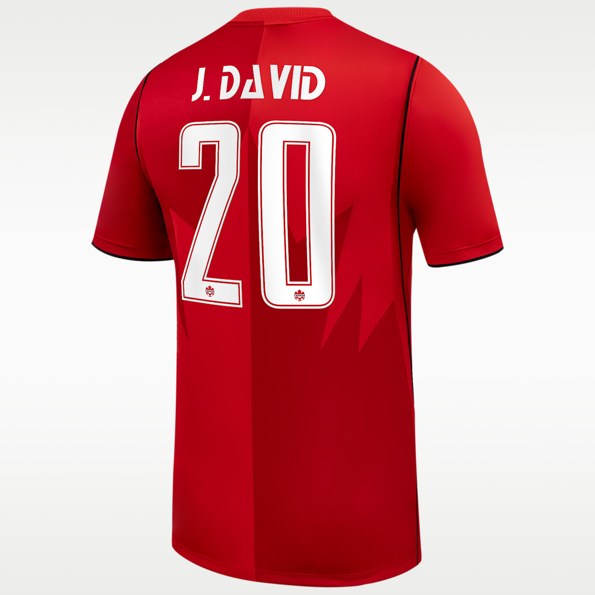 Jonathan David Canada Soccer 2026 Stadium Home Men's Nike Dri-FIT Soccer Jersey