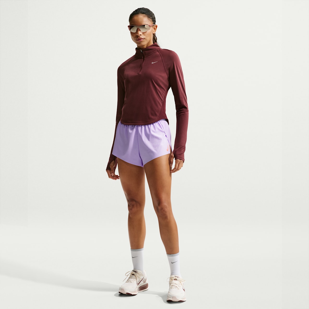 Nike AeroSwift Women's Dri-FIT ADV Mid-Rise 3" Brief-Lined Running Shorts