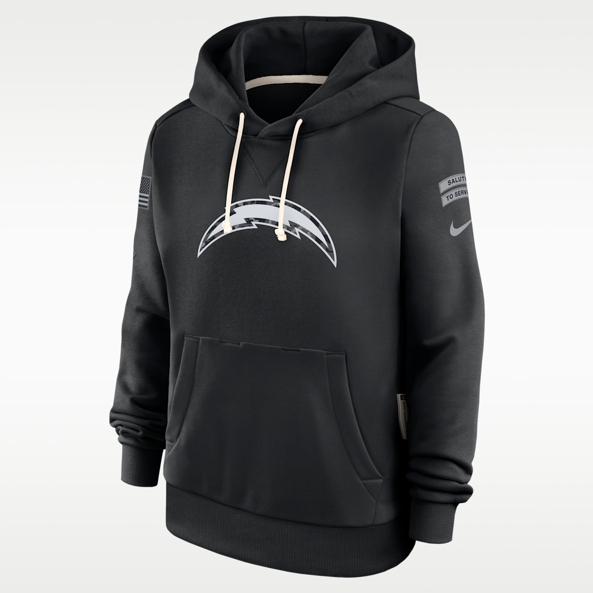 Los Angeles Chargers Salute to Service Sideline Women's Nike Dri-FIT NFL Pullover Hoodie
