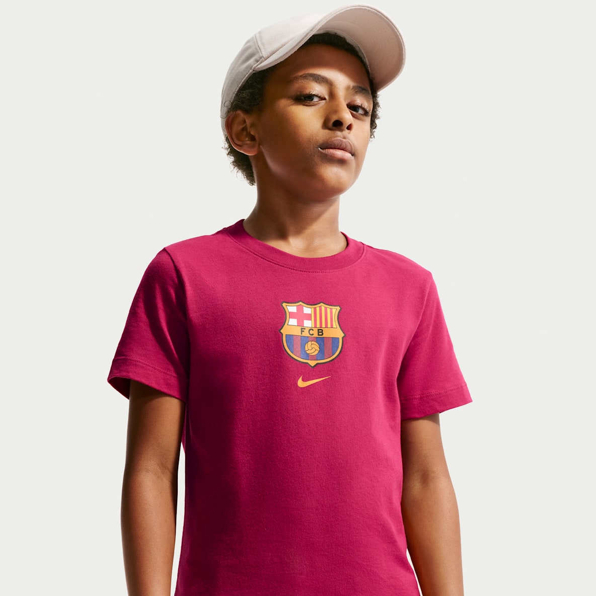 F.C. Barcelona Older Kids' Nike Football T-Shirt