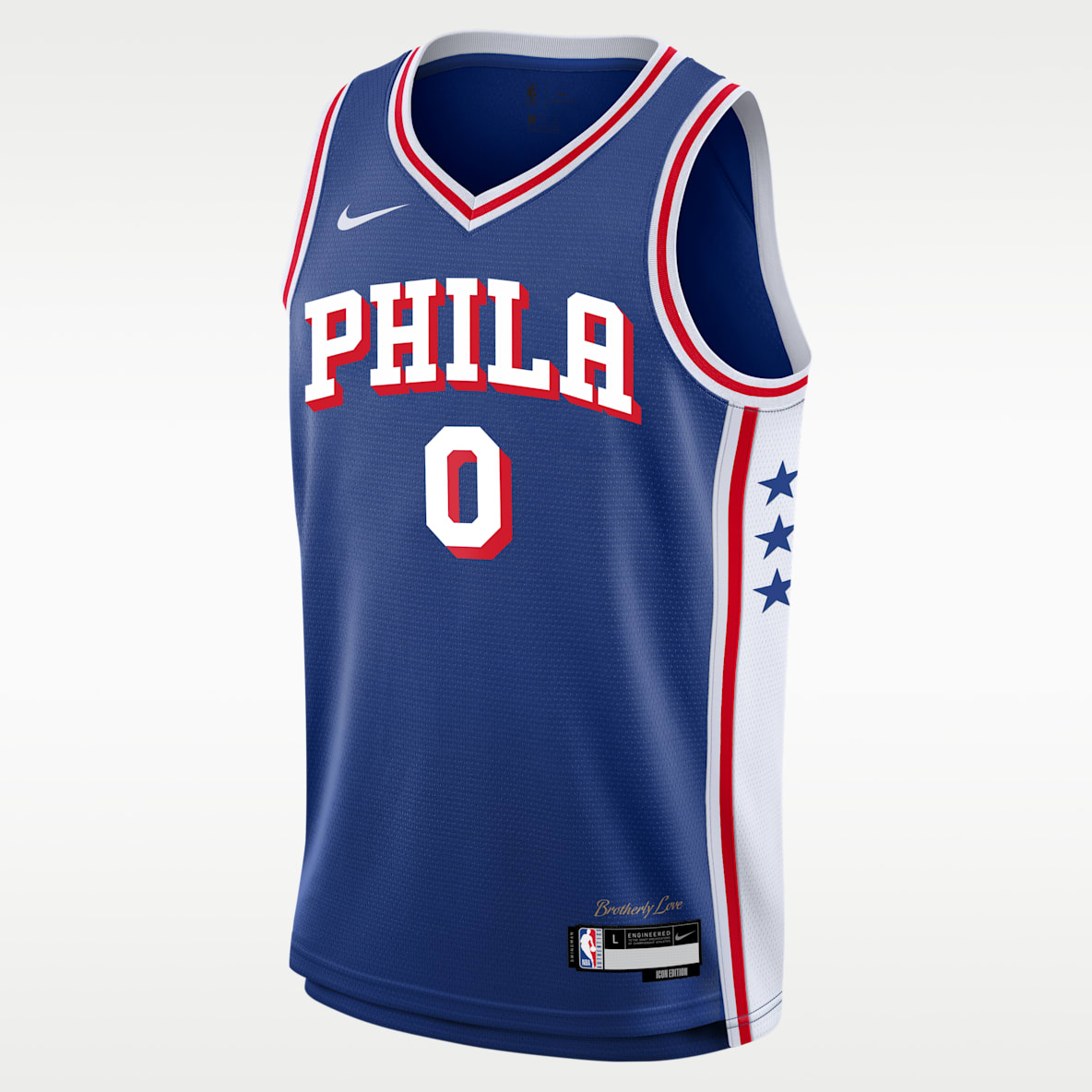 Tyrese Maxey Philadelphia 76ers Big Kids' Nike Dri-FIT Basketball Replica Jersey