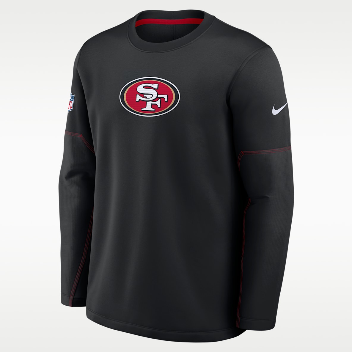 San Francisco 49ers Sideline Coaches Men's Nike Therma-FIT NFL Long-Sleeve T-Shirt
