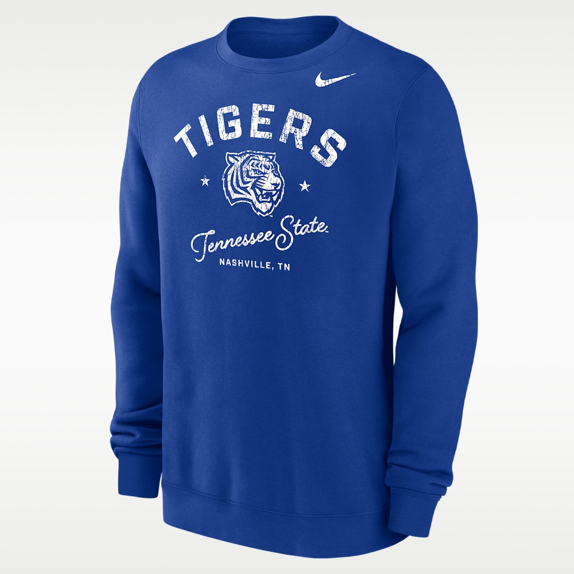 Nike College (Tennessee State University) Men’s Club Fleece Crew-Neck Sweatshirt