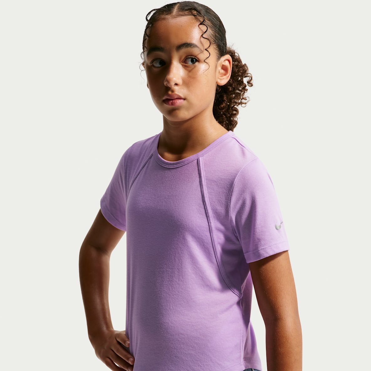 Nike Tempo Older Kids' (Girls') Dri-FIT Short-Sleeve Top