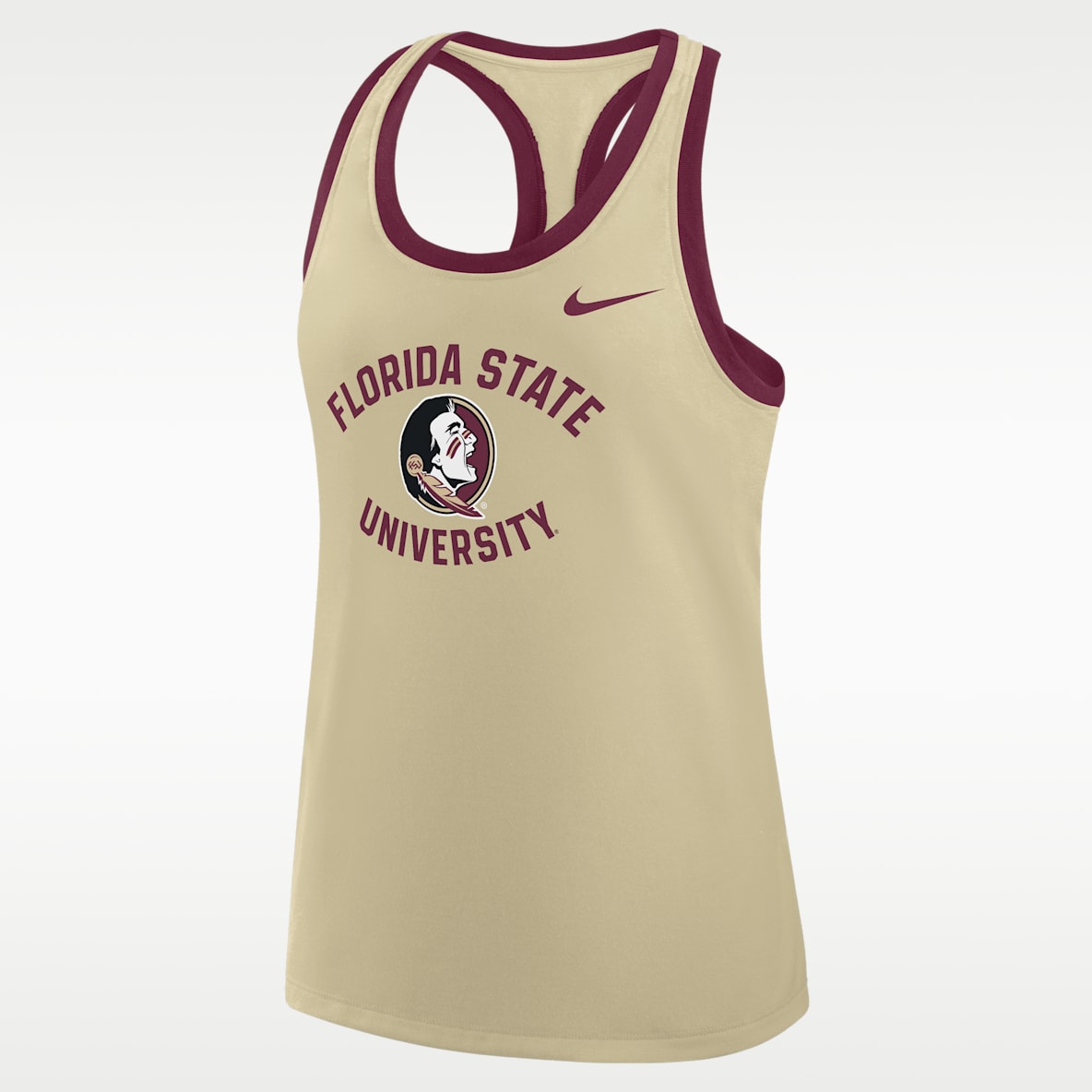 Florida State Uni Name Camiseta de tirantes universitaria Nike con espalda deportiva para mujer