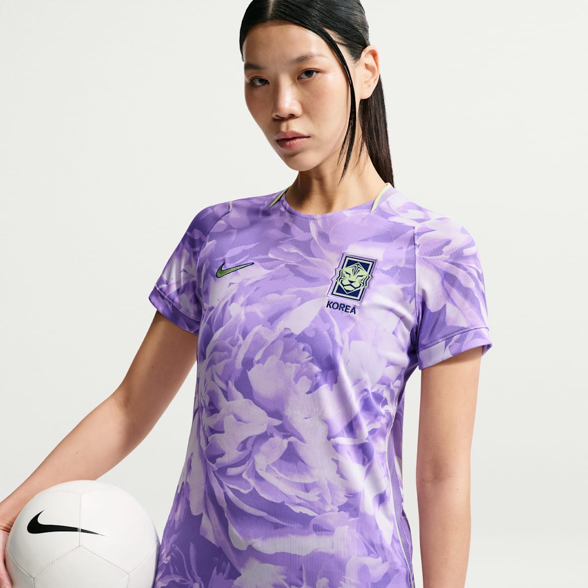 대한민국 2026 스타디움 어웨이 여성 나이키 드라이 핏 축구 레플리카 저지