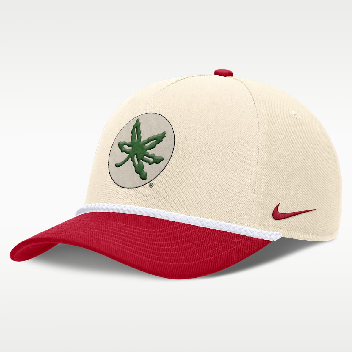 Ohio State Primetime Rope 2-Tone Rise Men's Nike College Adjustable Hat
