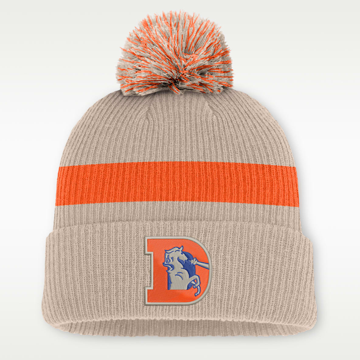 Denver Broncos Rewind Peak Men's Nike NFL Cuffed Pom Beanie