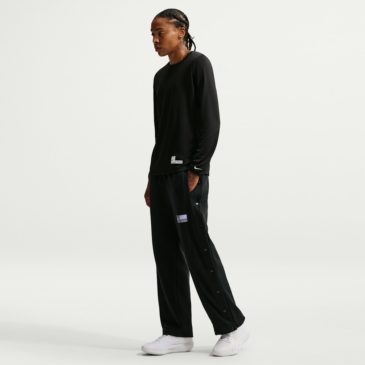 Nike Damen-Fleece Tear-Away Basketballhose