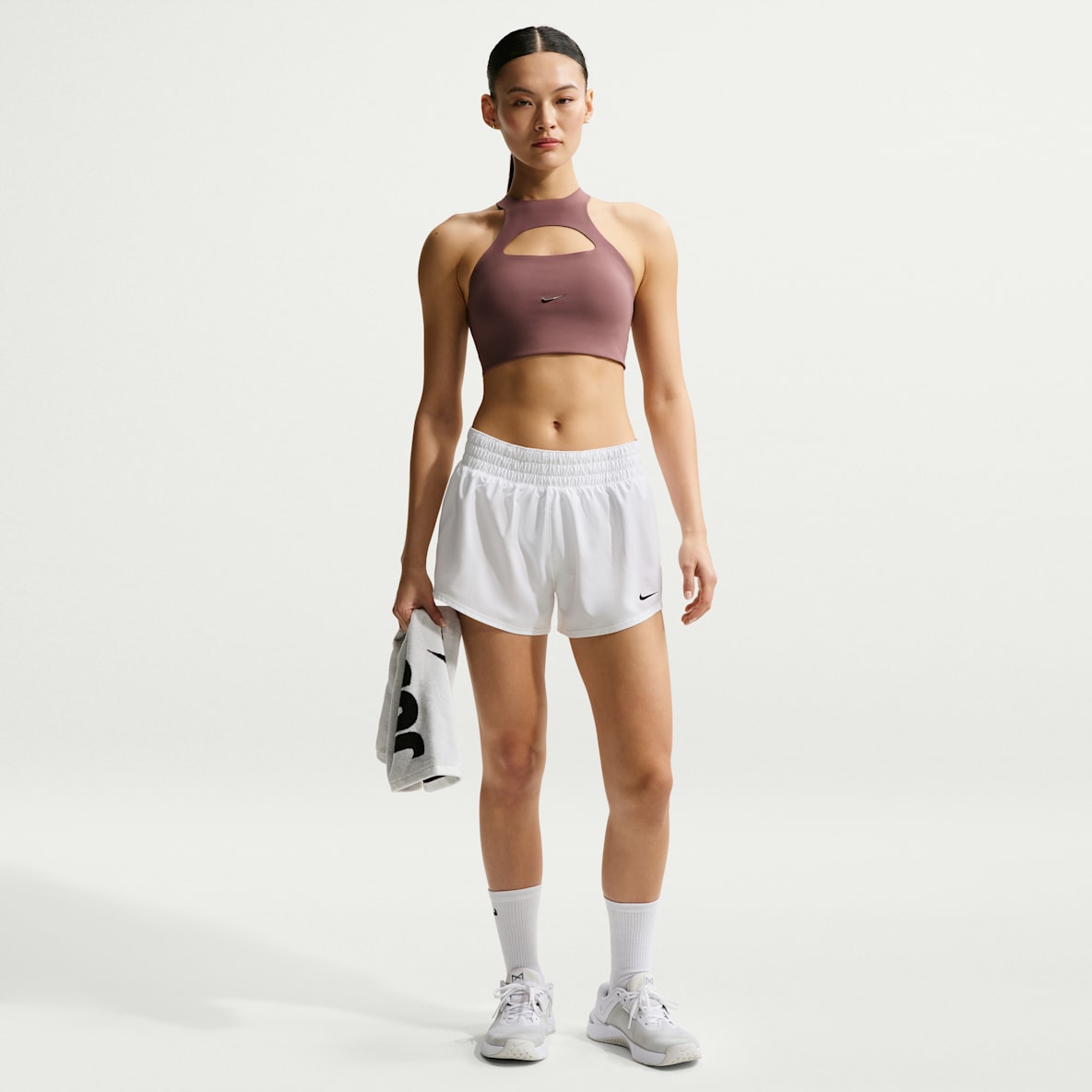 Nike One Women's Dri-FIT Mid-Rise 3" Brief-Lined Shorts