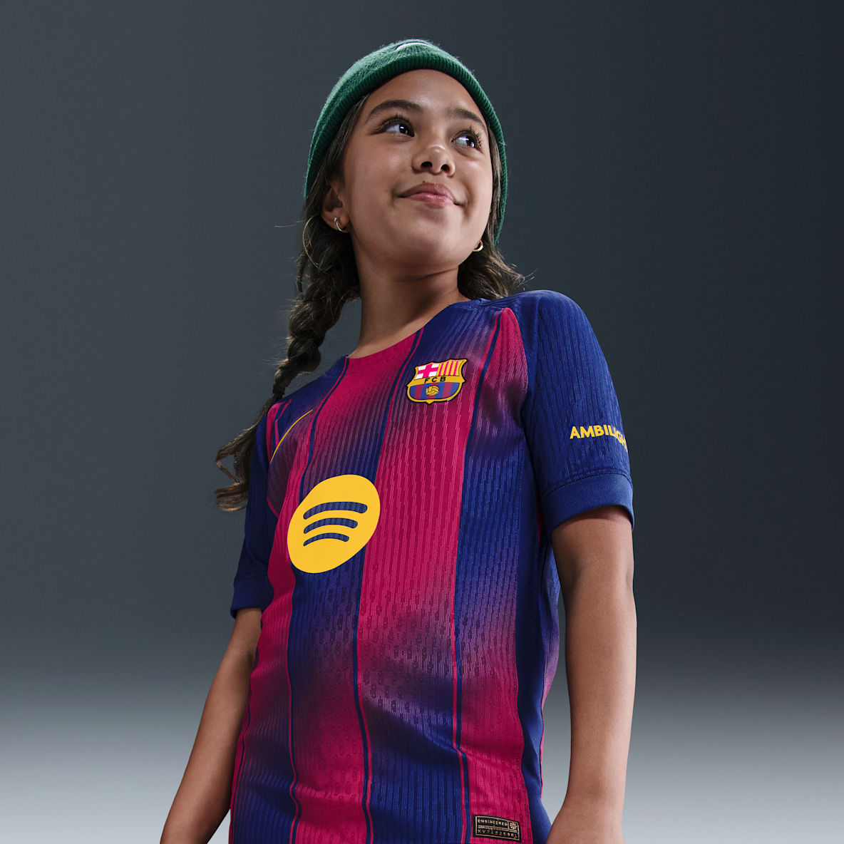 F.C. Barcelona 2025/26 Match Home Older Kids' Nike Dri-FIT ADV Football Authentic Shirt