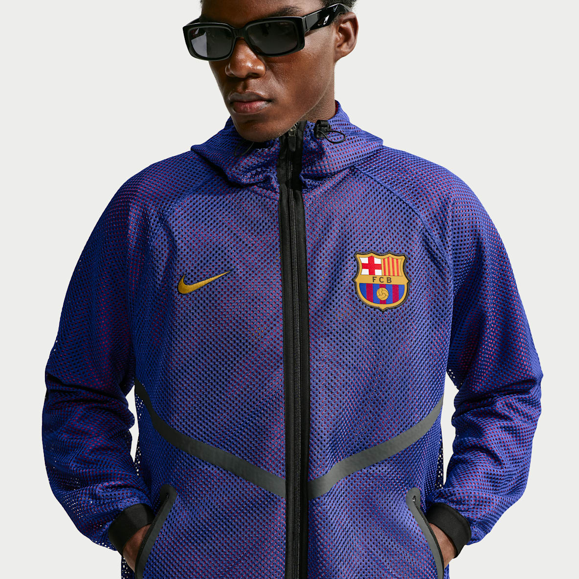 FC Barcelona Veste de foot nationale Nike Dri-FIT pour homme