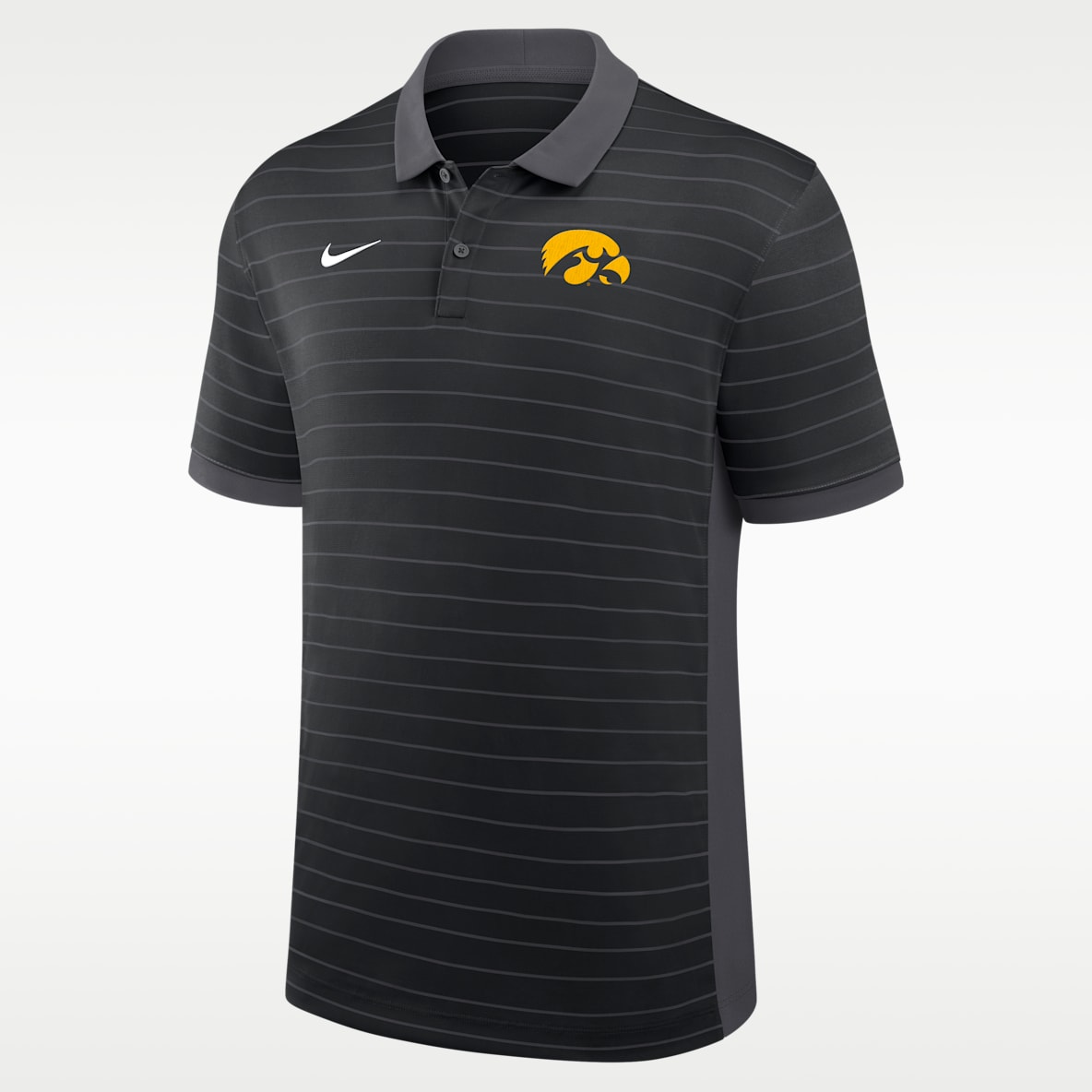 Iowa Sideline Victory Stripe Men's Nike Dri-FIT College Polo