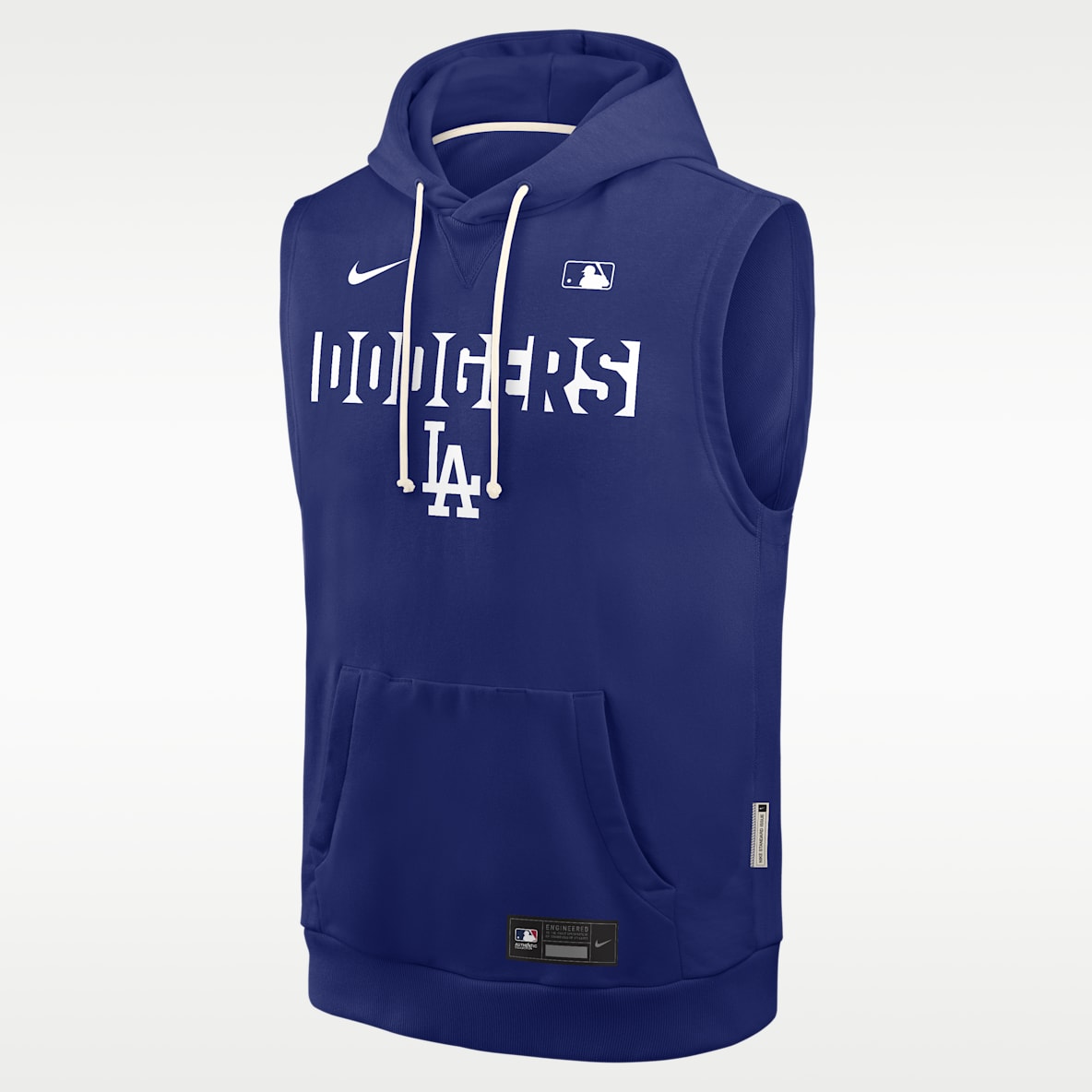 Los Angeles Dodgers Authentic Collection Standard Issue Men's Nike Dri-FIT MLB Sleeveless Pullover Hoodie