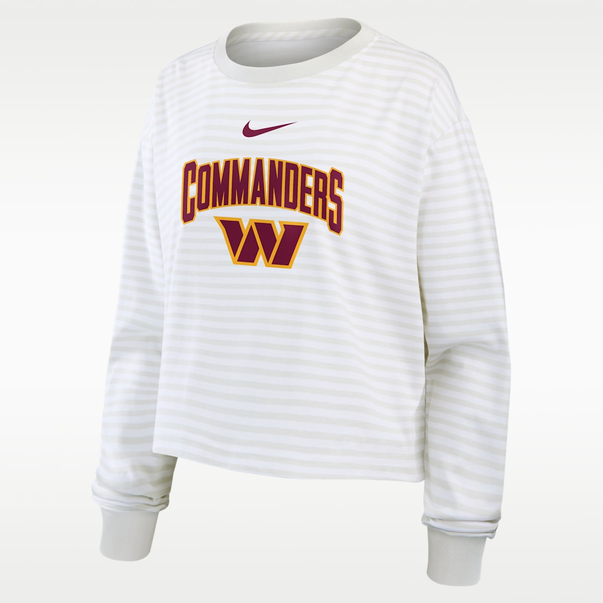 Washington Commanders Primetime Women's Nike Cropped Long-Sleeve T-Shirt