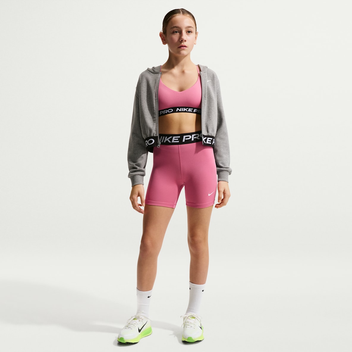 Nike Pro Older Kids' (Girls') Dri-FIT 13cm (approx.) Shorts