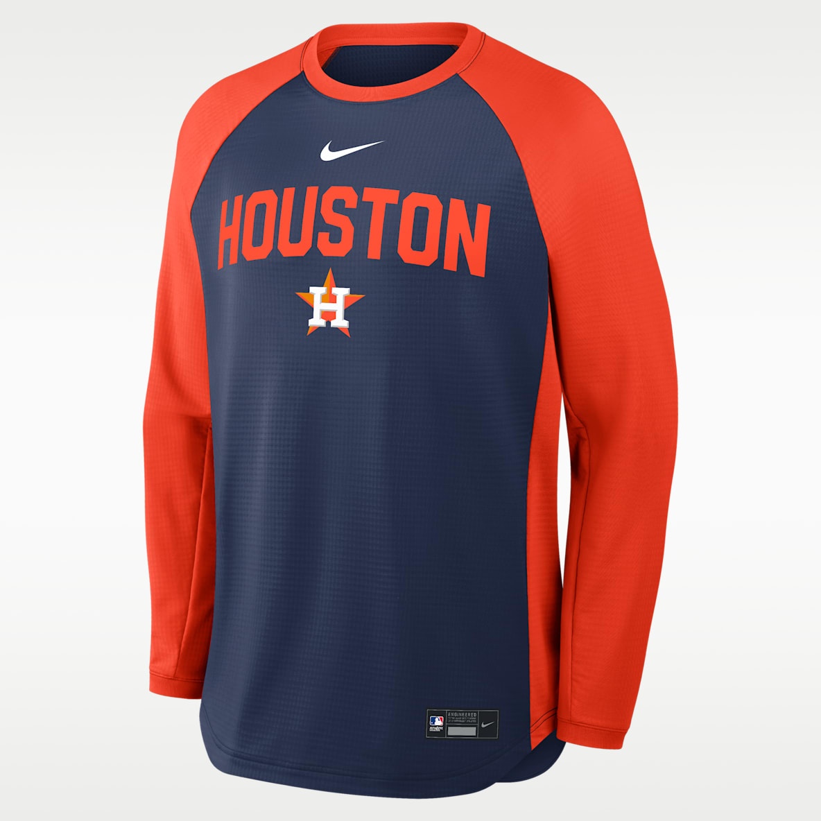 Houston Astros Authentic Collection Men's Nike Dri-FIT Pullover Crew