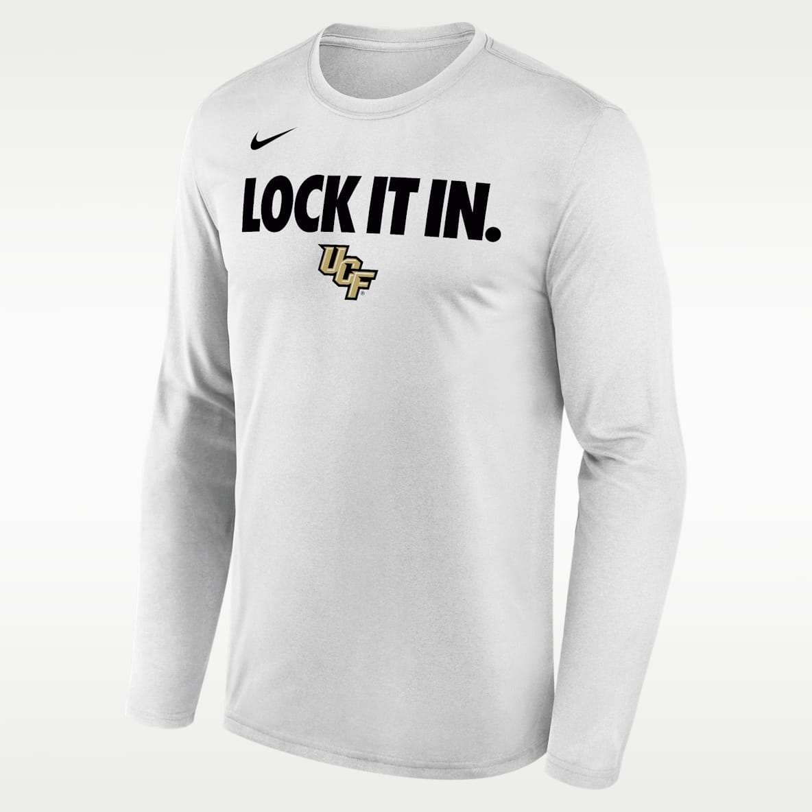 UCF 2026 On-Court Bench Men's Nike Dri-FIT College Long-Sleeve T-Shirt