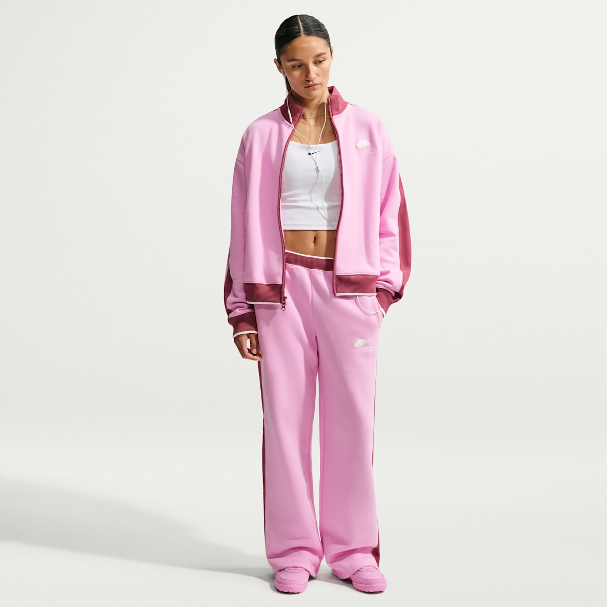 Nike Studio Fleece Medium Weight Women's Mid-Rise Track Pants