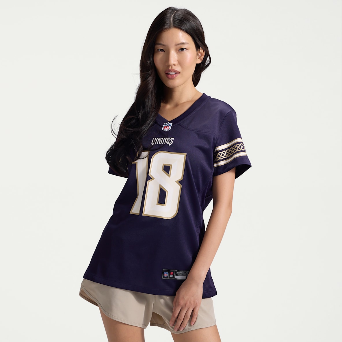Justin Jefferson Minnesota Vikings Rivalries Collection Women's Nike NFL Game Jersey