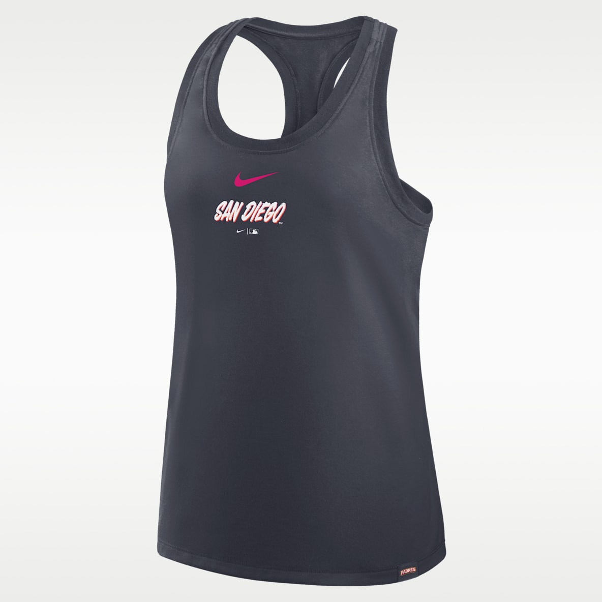 San Diego Padres Script City Connect Women's Nike MLB Racerback Tank Top