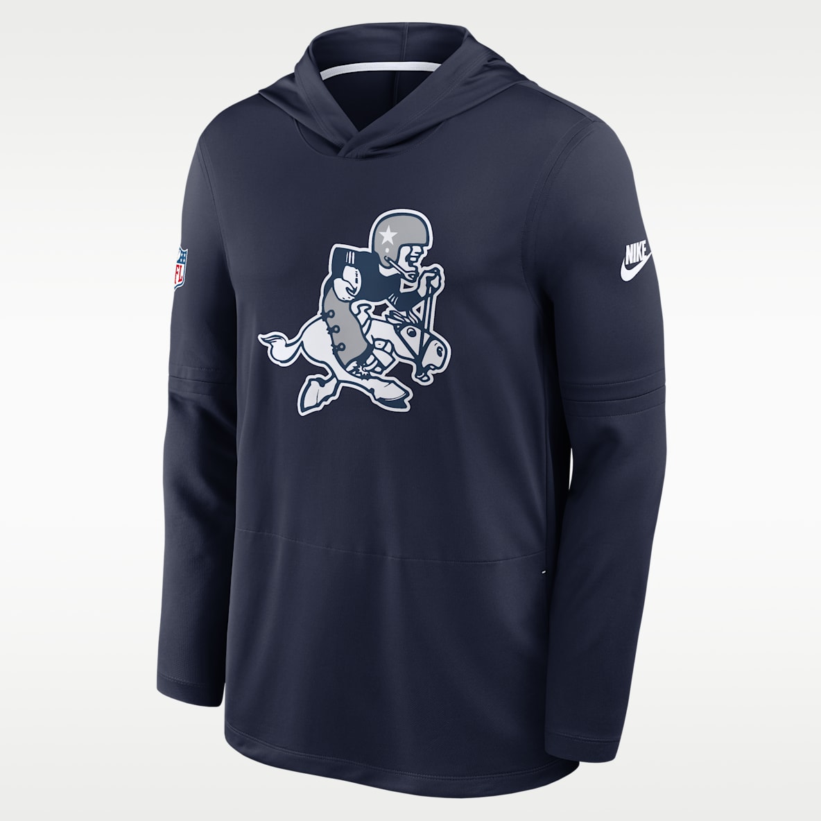 Dallas Cowboys Alt Men's Nike Dri-FIT NFL Long-Sleeve Hooded Top