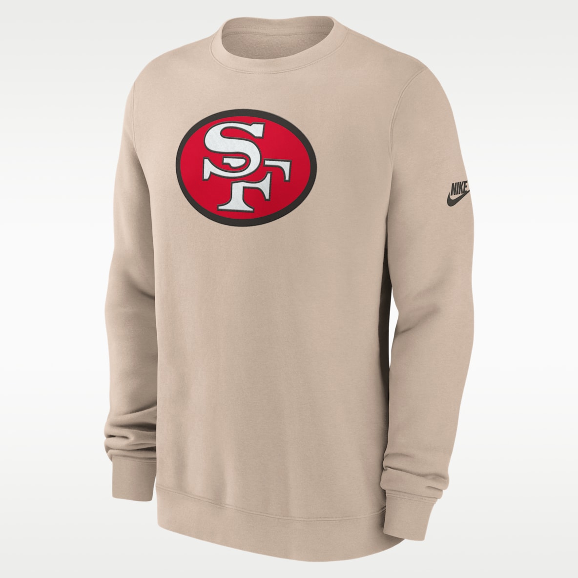 San Francisco 49ers Rewind Club Sudadera de cuello redondo sin cierre Nike de la NFL para hombre