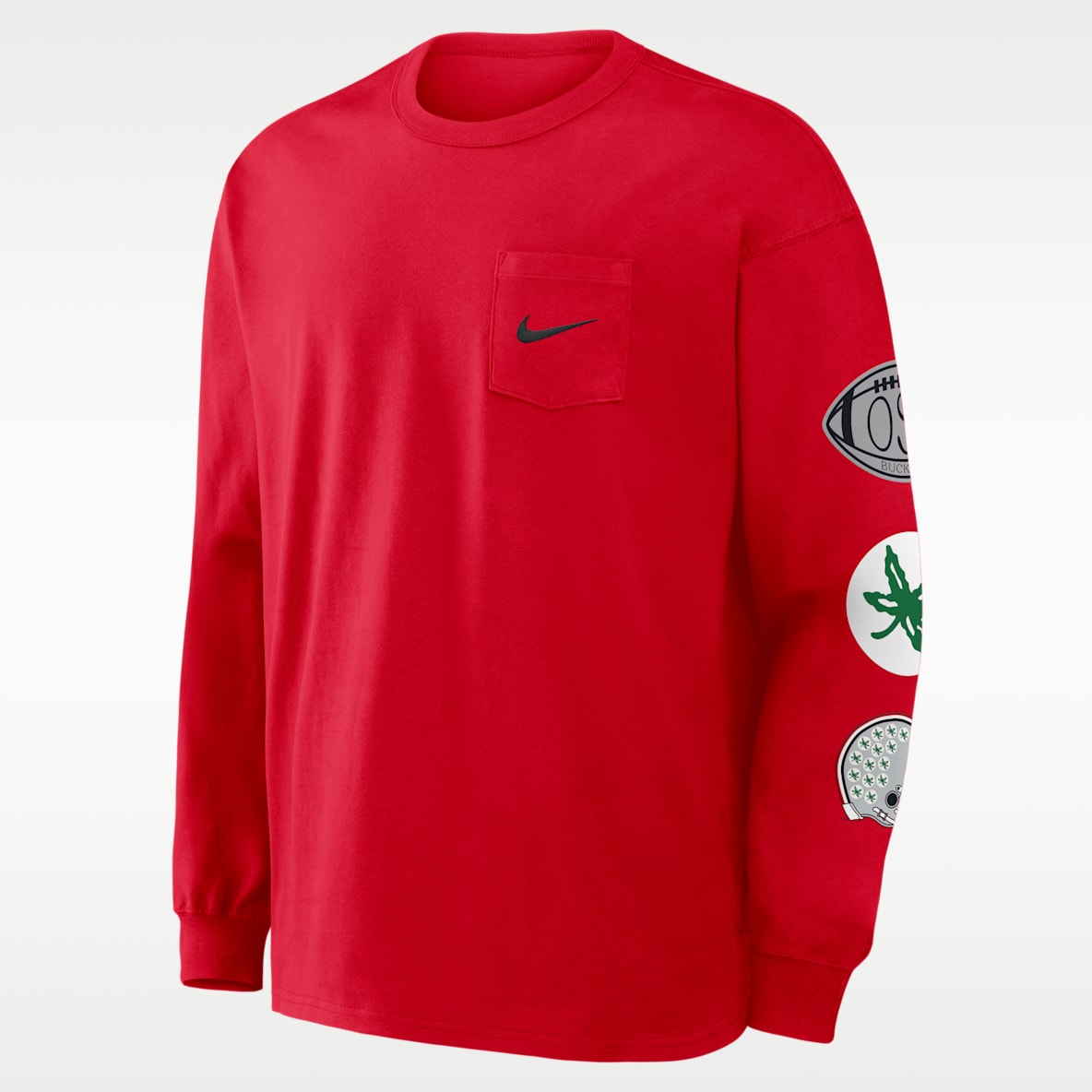 Ohio State Academic Max90 Pocket Men's Nike College Long-Sleeve T-Shirt