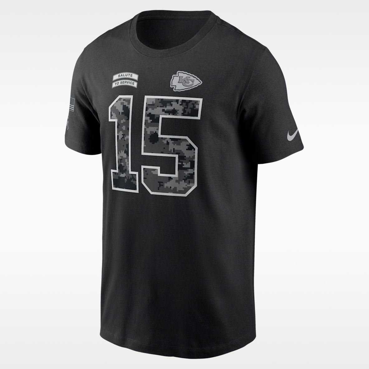 Patrick Mahomes Kansas City Chiefs Salute to Service Men's Nike NFL T-Shirt
