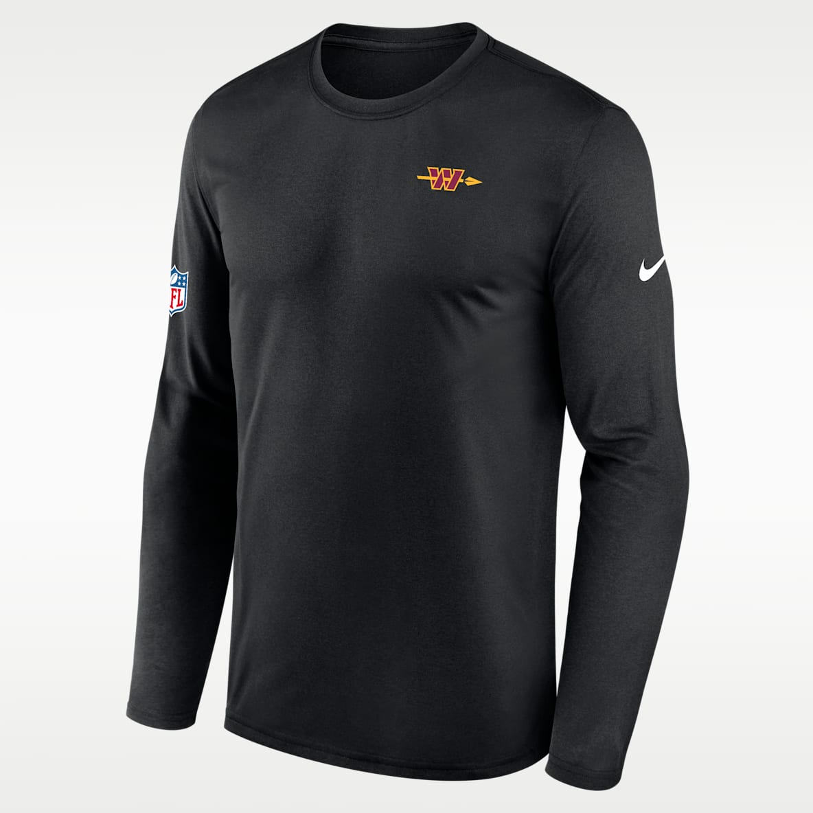 Washington Commanders Alt Legend Small Logo Men's Nike Dri-FIT NFL Long-Sleeve T-Shirt