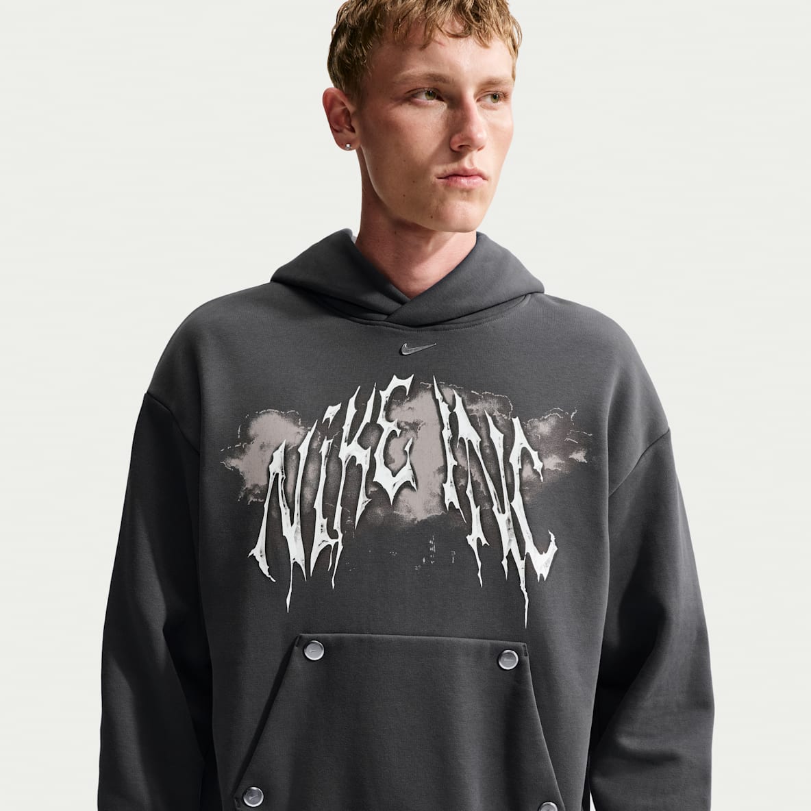 Nike Solo Fleece Sudadera con gorro sin cierre para hombre