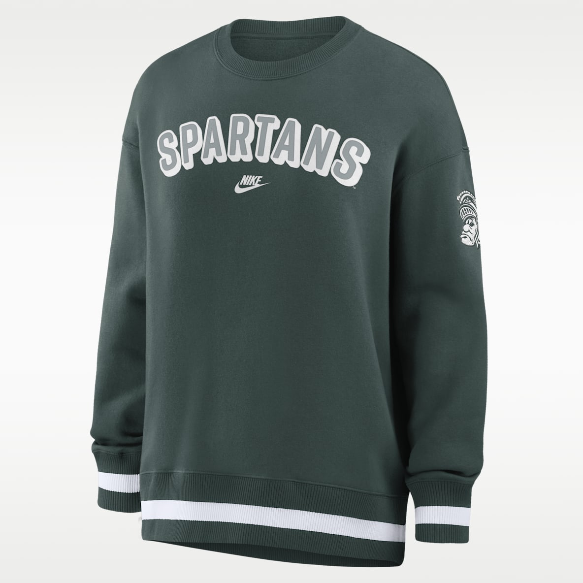 Michigan State Legacy Phoenix Women's Nike College Oversized Pullover Crew