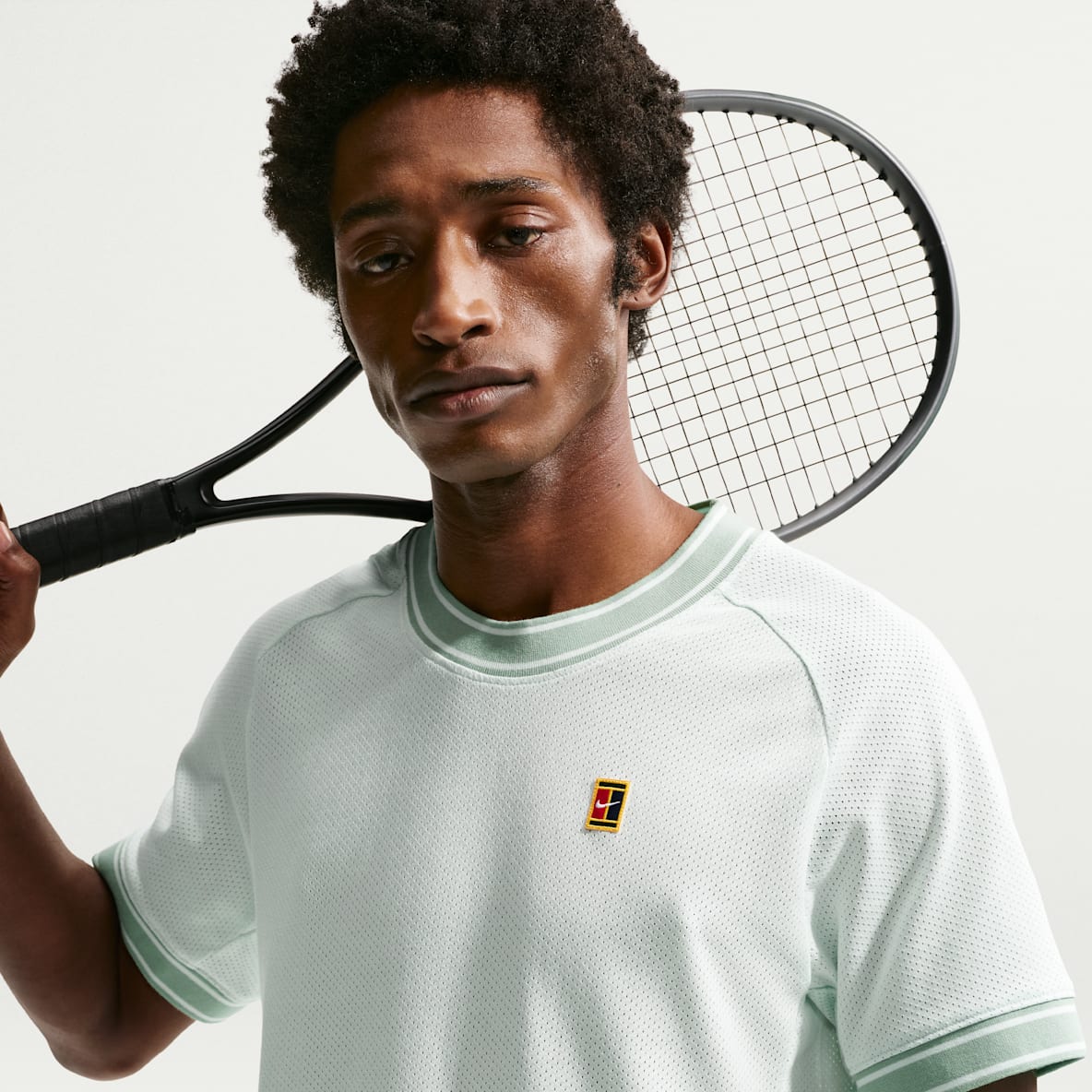 NikeCourt Heritage Prenda para la parte superior de tenis de manga corta para hombre