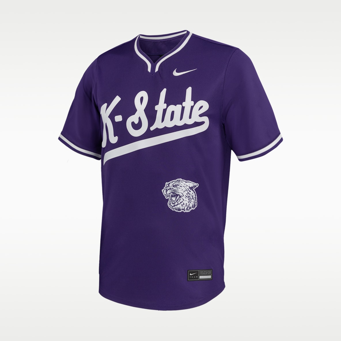 Kansas State Big Kids' Nike Dri-FIT College Limited Baseball Jersey