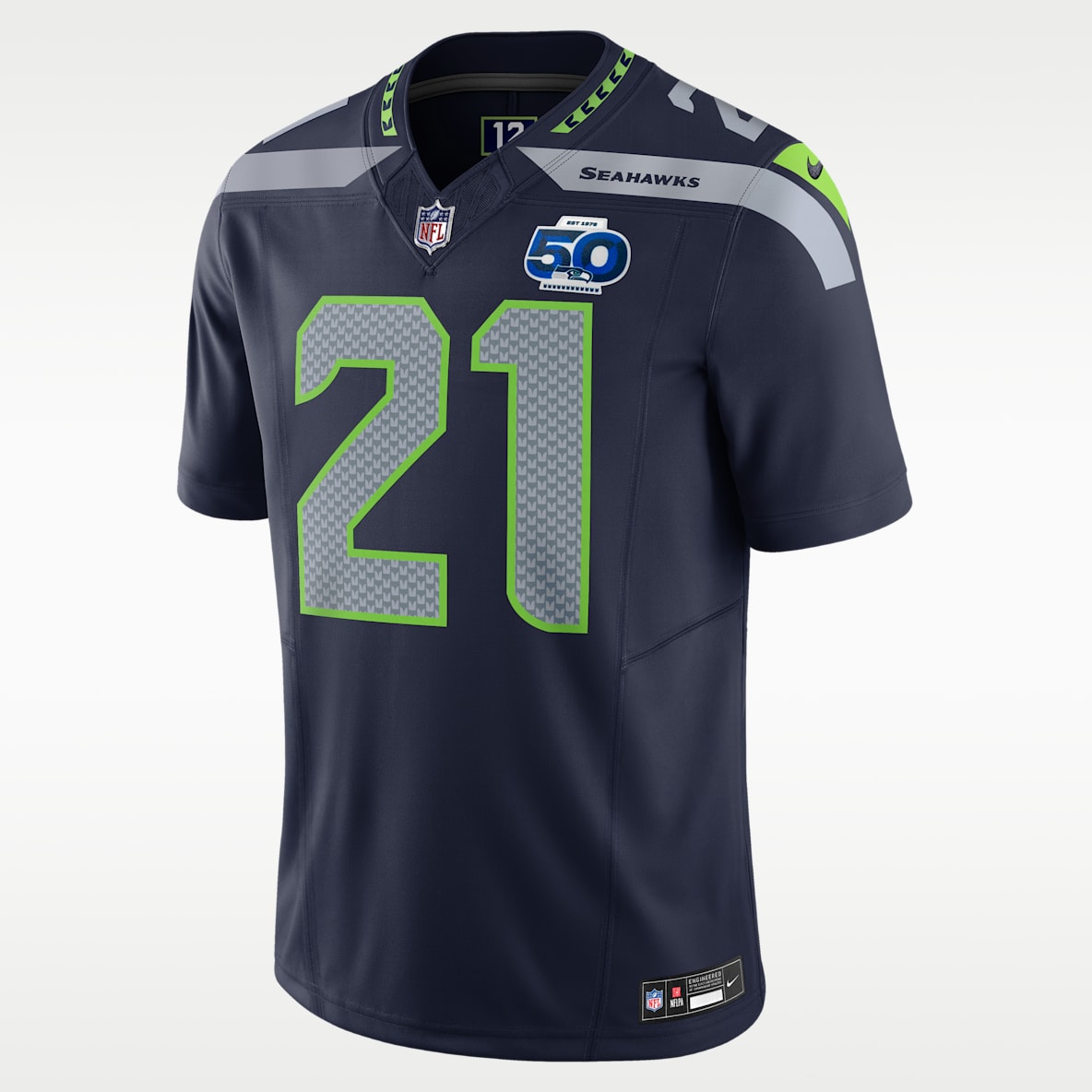 Devon Witherspoon Seattle Seahawks 50th Anniversary Men's Nike Dri-FIT NFL Limited Jersey