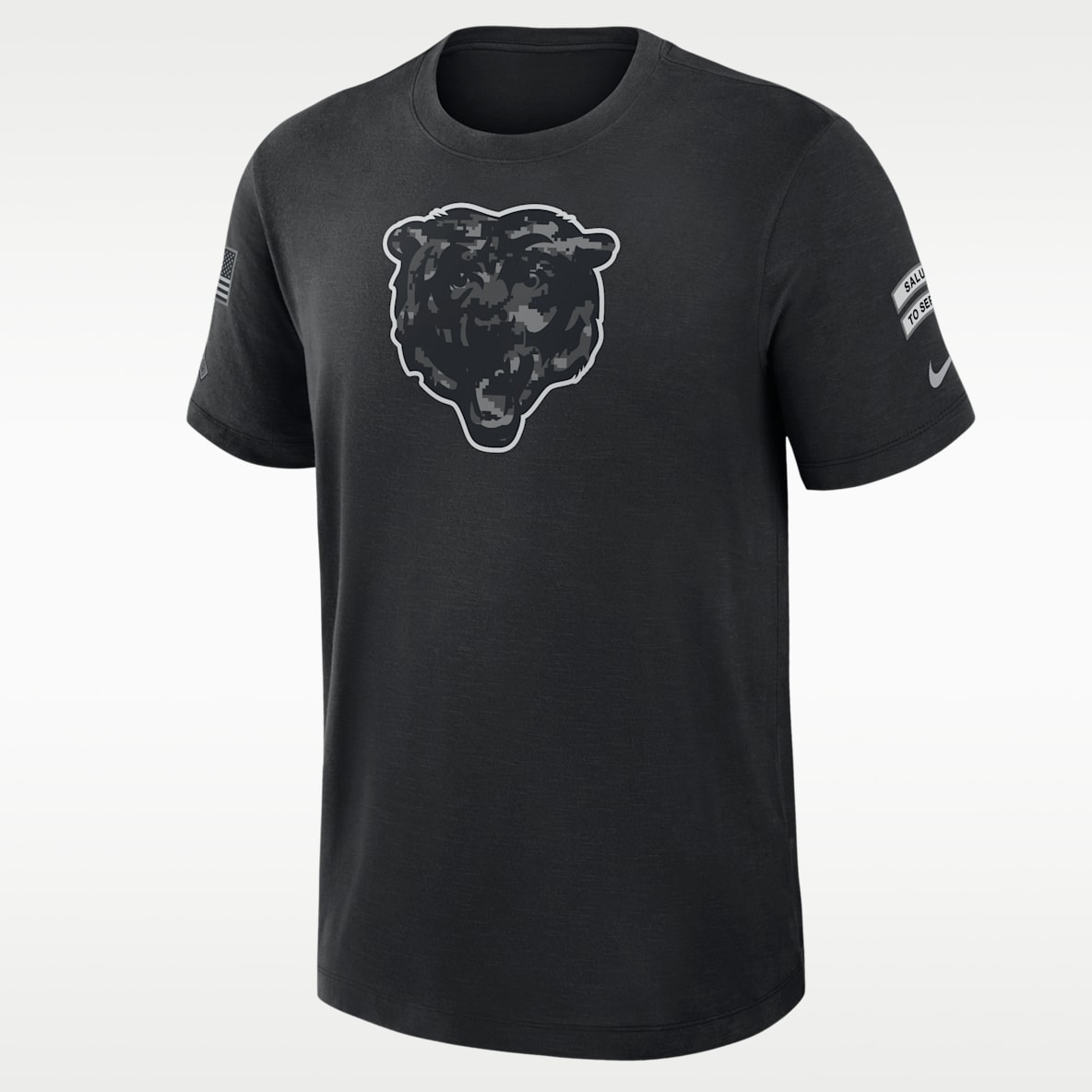 Chicago Bears Salute to Service Slub Men's Nike Dri-FIT NFL T-Shirt