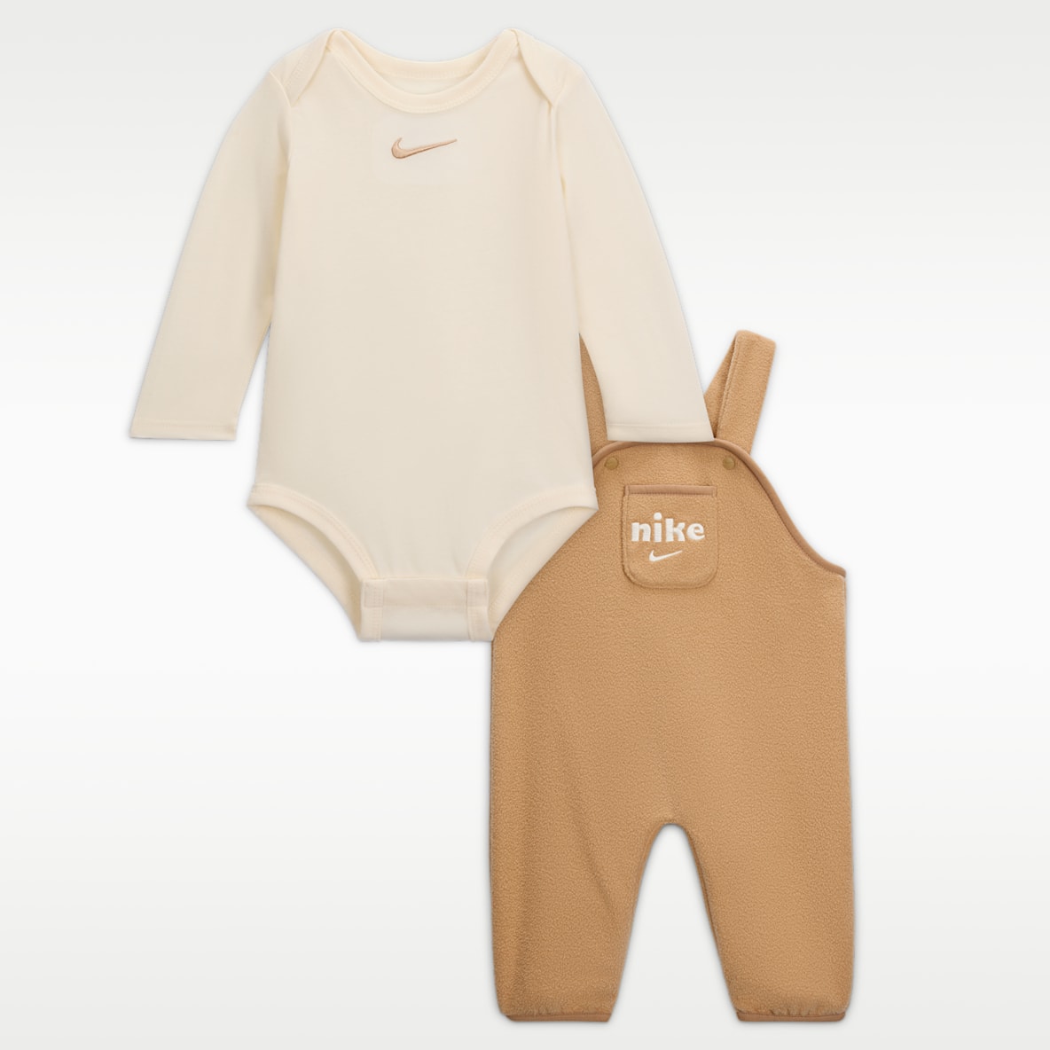 Nike Baby Plush Fleece Overalls 2-Piece Set