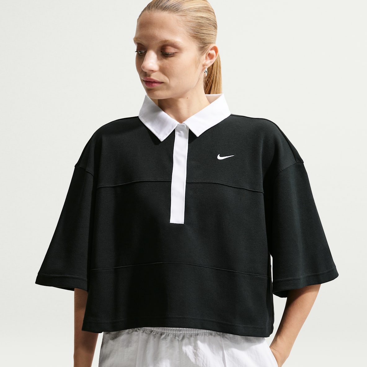 Nike Sportswear Polo à manches courtes oversize pour femme