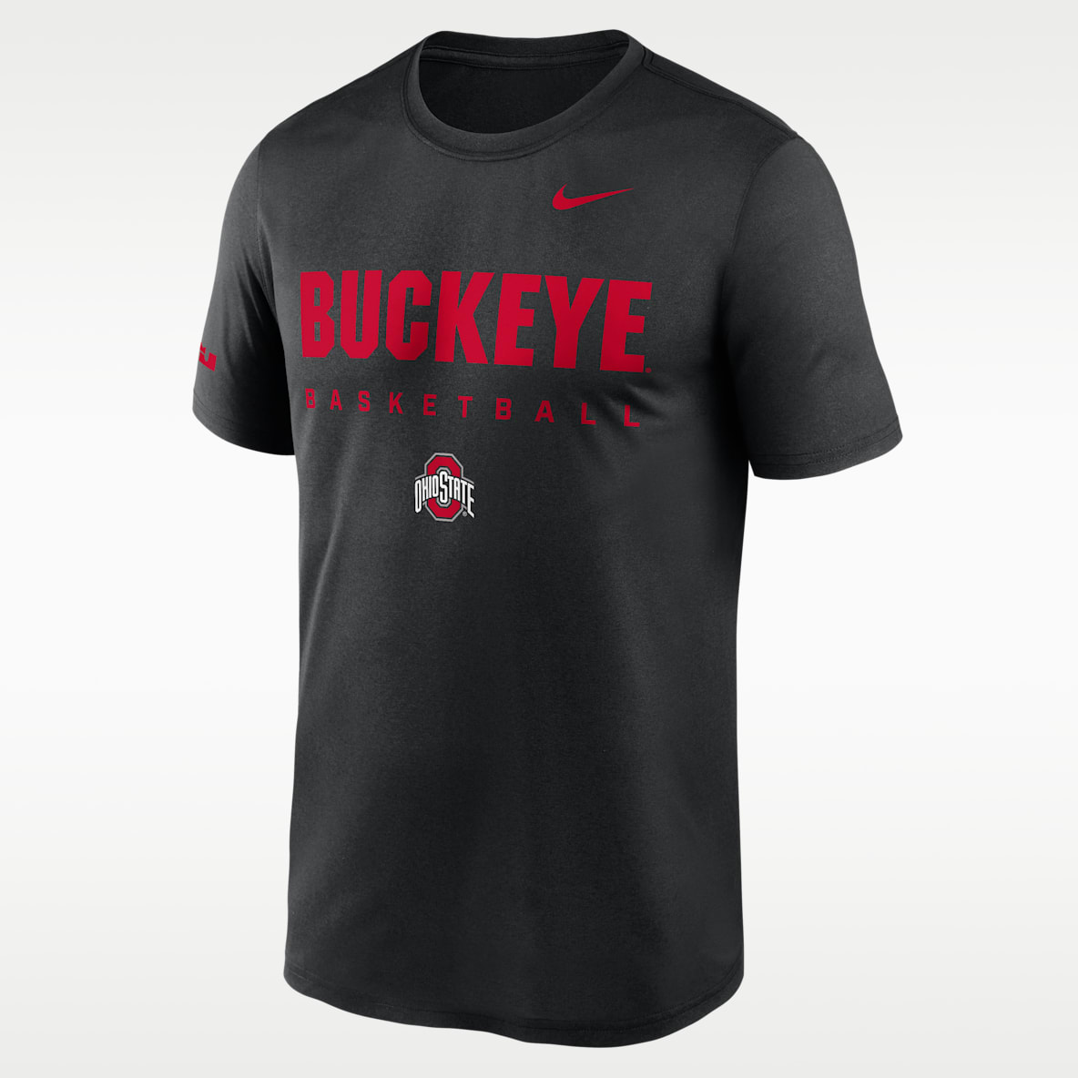 Ohio State Courtside Basketball Legend Playera universitaria Nike Dri-FIT para hombre