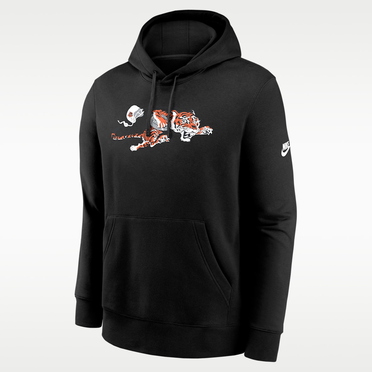 Cincinnati Bengals Sudadera con gorro Nike Club para hombre